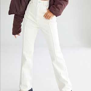 GLASSONS Stitch Panelled Bootcut Jeans